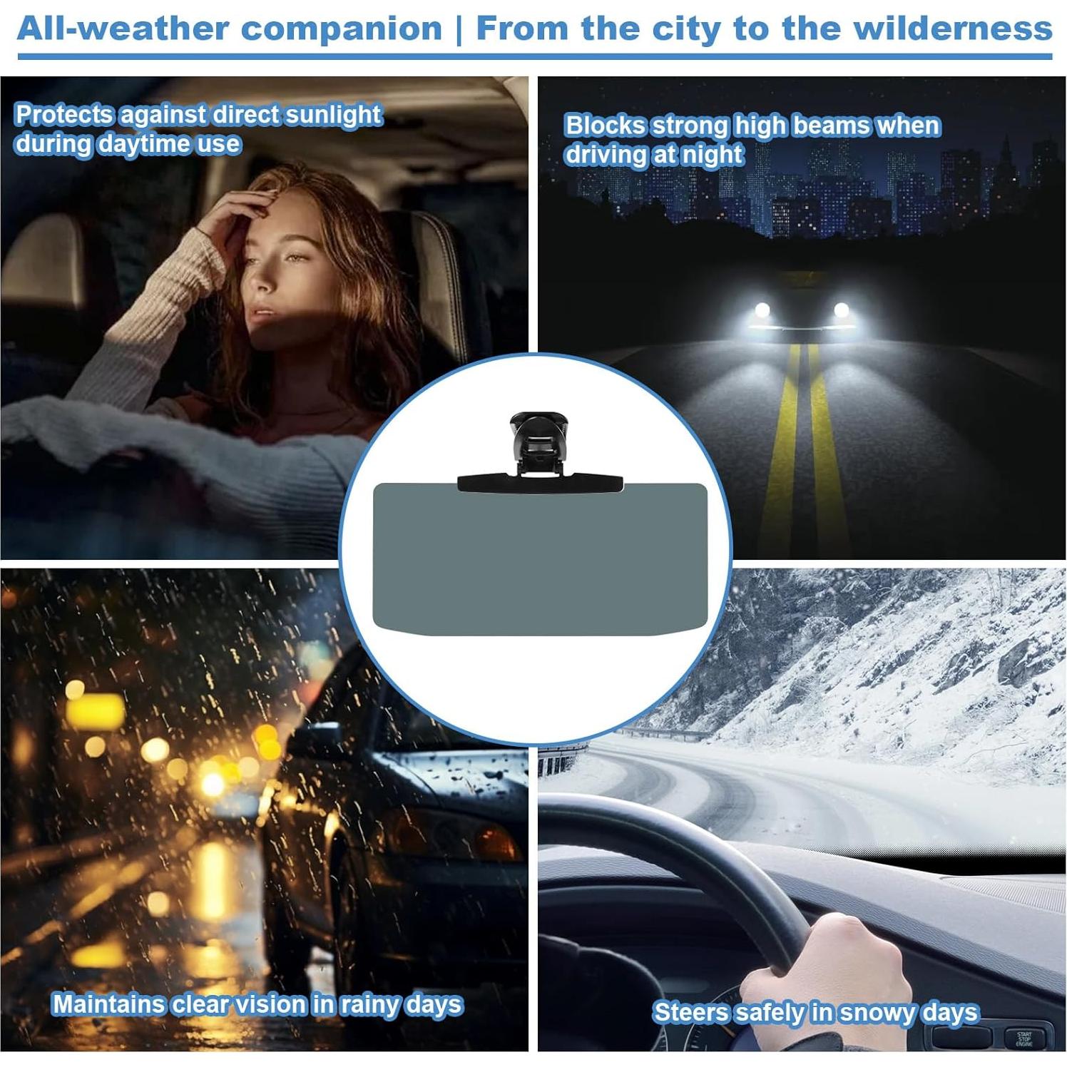 Extensor de Visera Solar BOXOB G27129 Ajustable 32x14.5cm