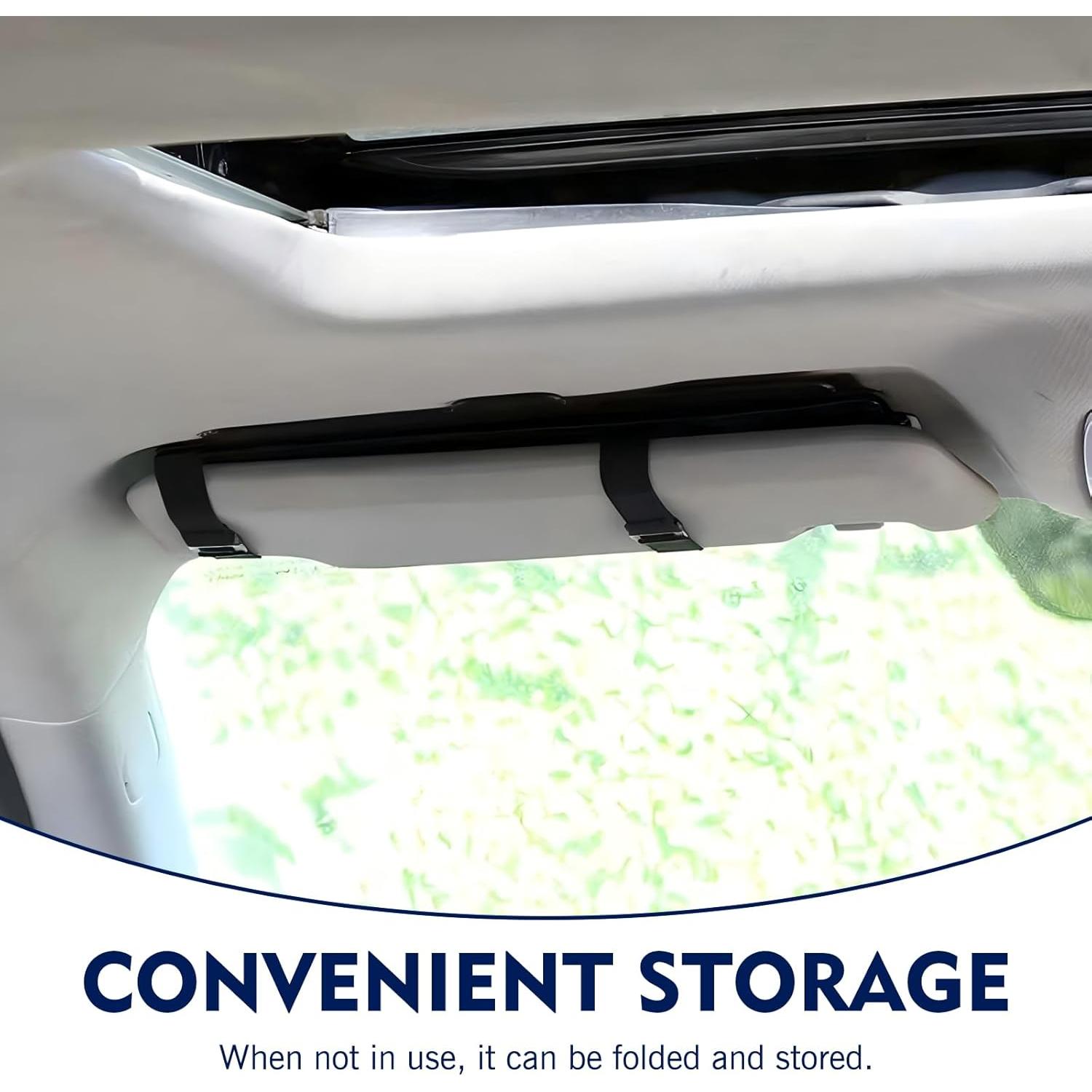 Extensor de Visera Solar Downhill Ajustable 1 PC - Negro