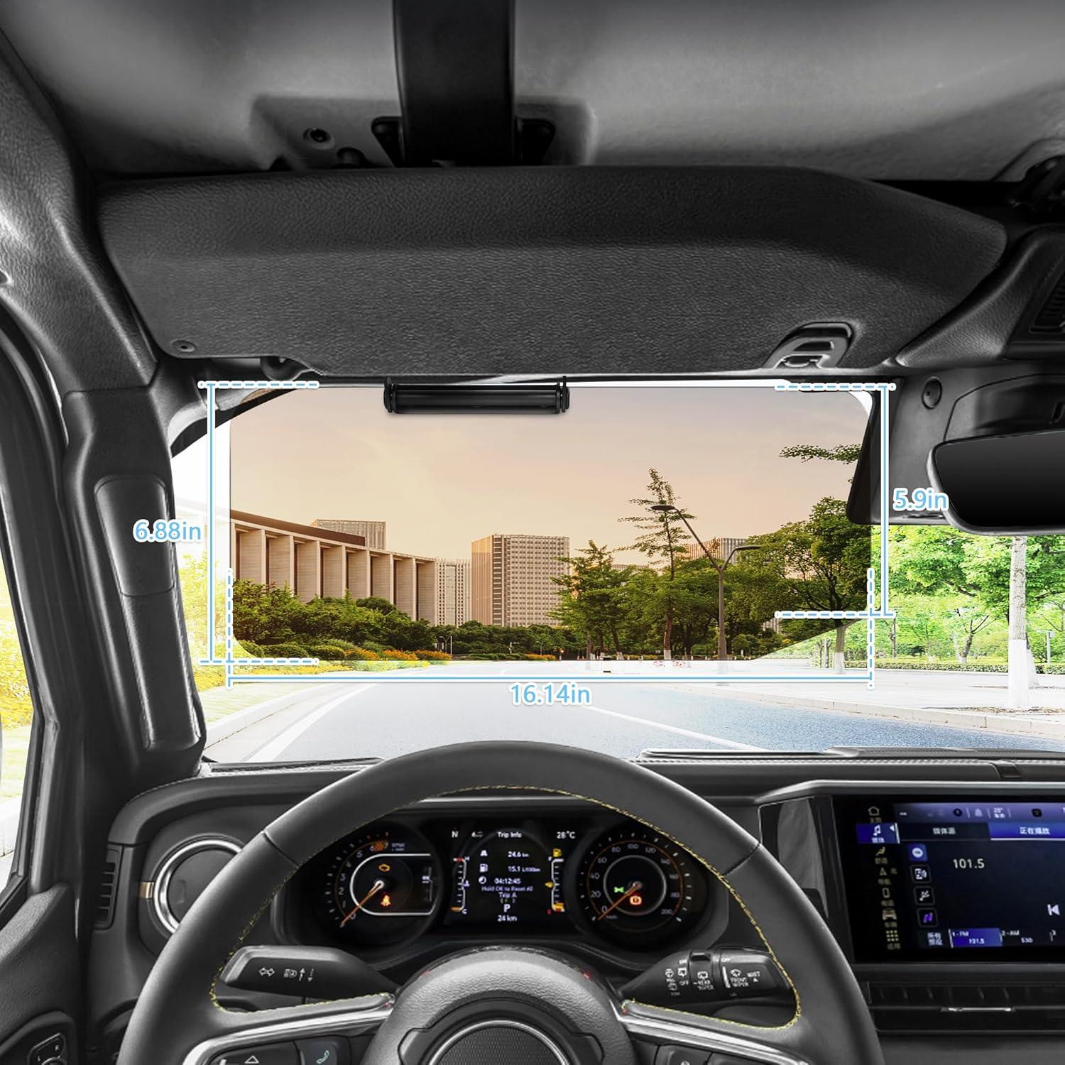 Extensor de Visera Solar Sukemichi para Jeep Wrangler JL 2018-2025