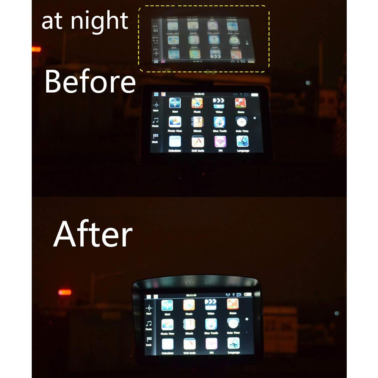 Cubierta de Sombra Solar GPS Semetall 7 Pulgadas Negro