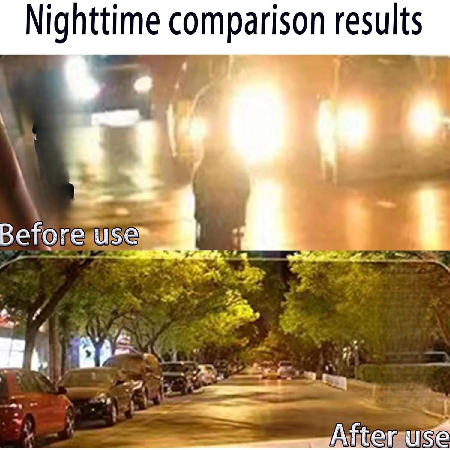 Lente Antideslumbrante qiyue para Vehículo Universal 31.75x13.46cm