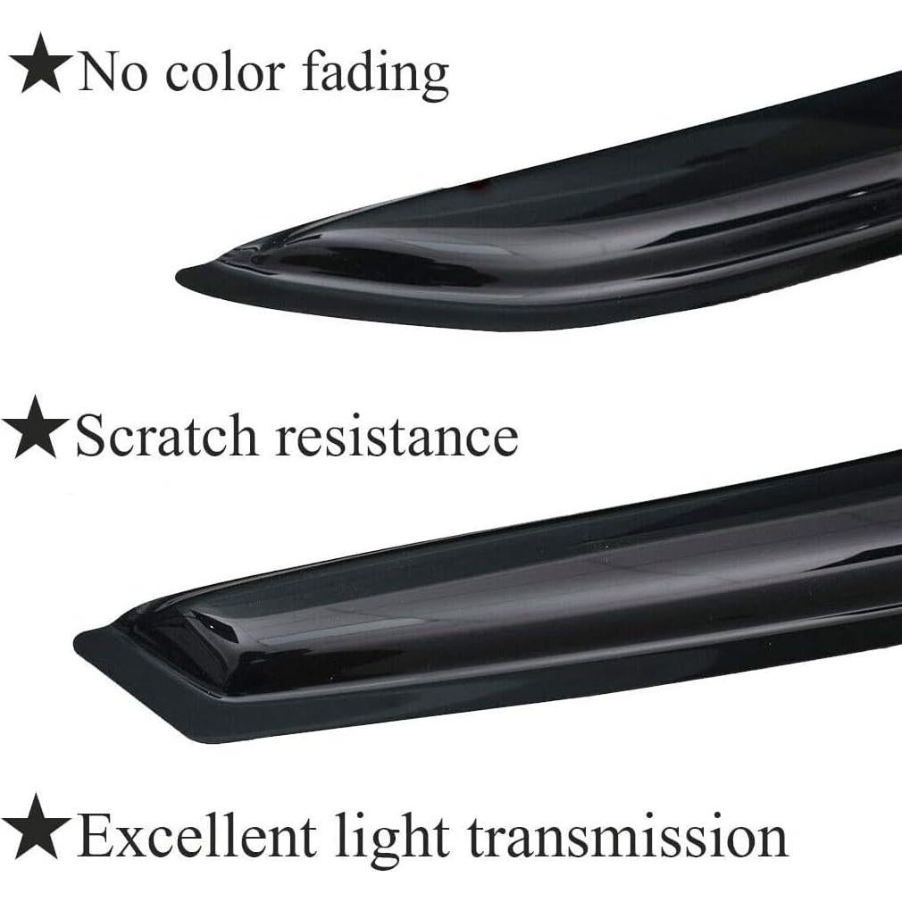 Deflectores de Ventana Lateral TONOYTIM 2007-2014 Chevy Silverado