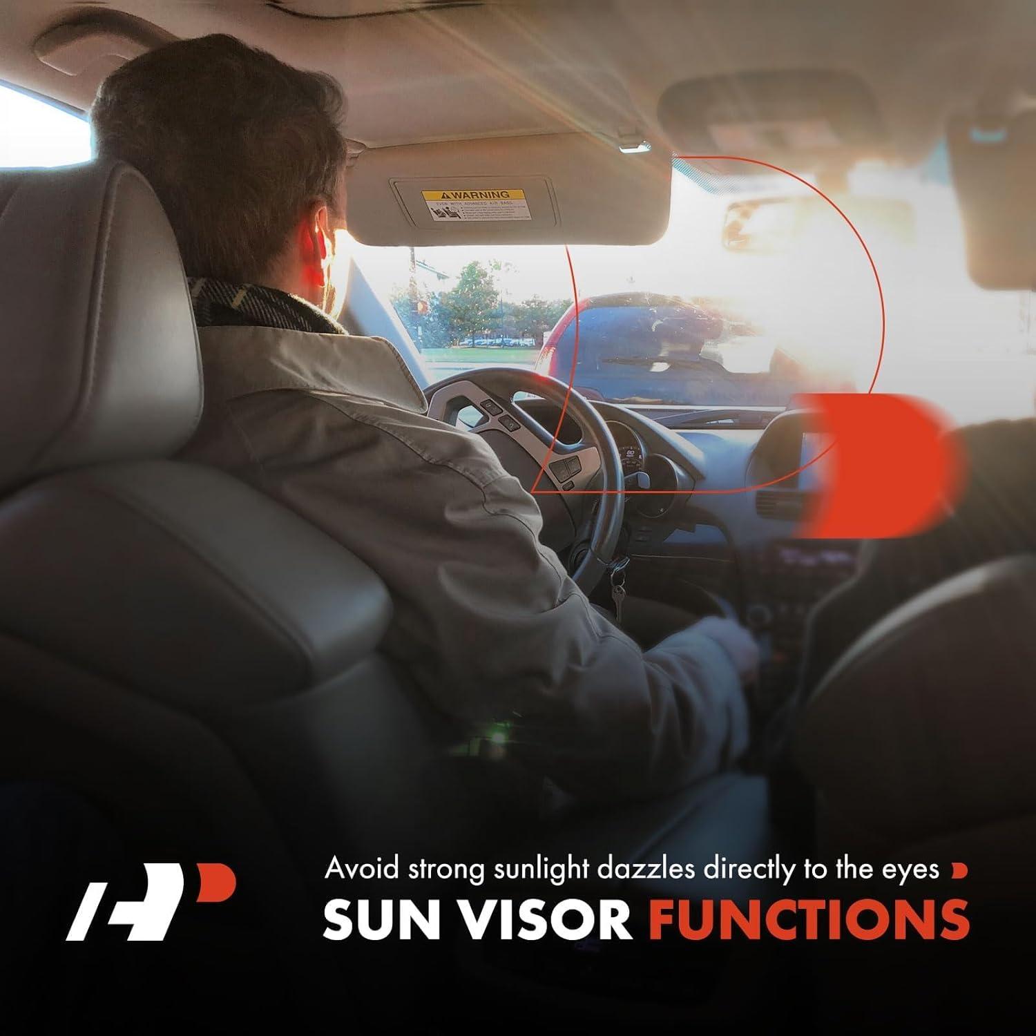 Visera de Sol Lado Derecho A-Premium para Toyota Tacoma 2005-2015