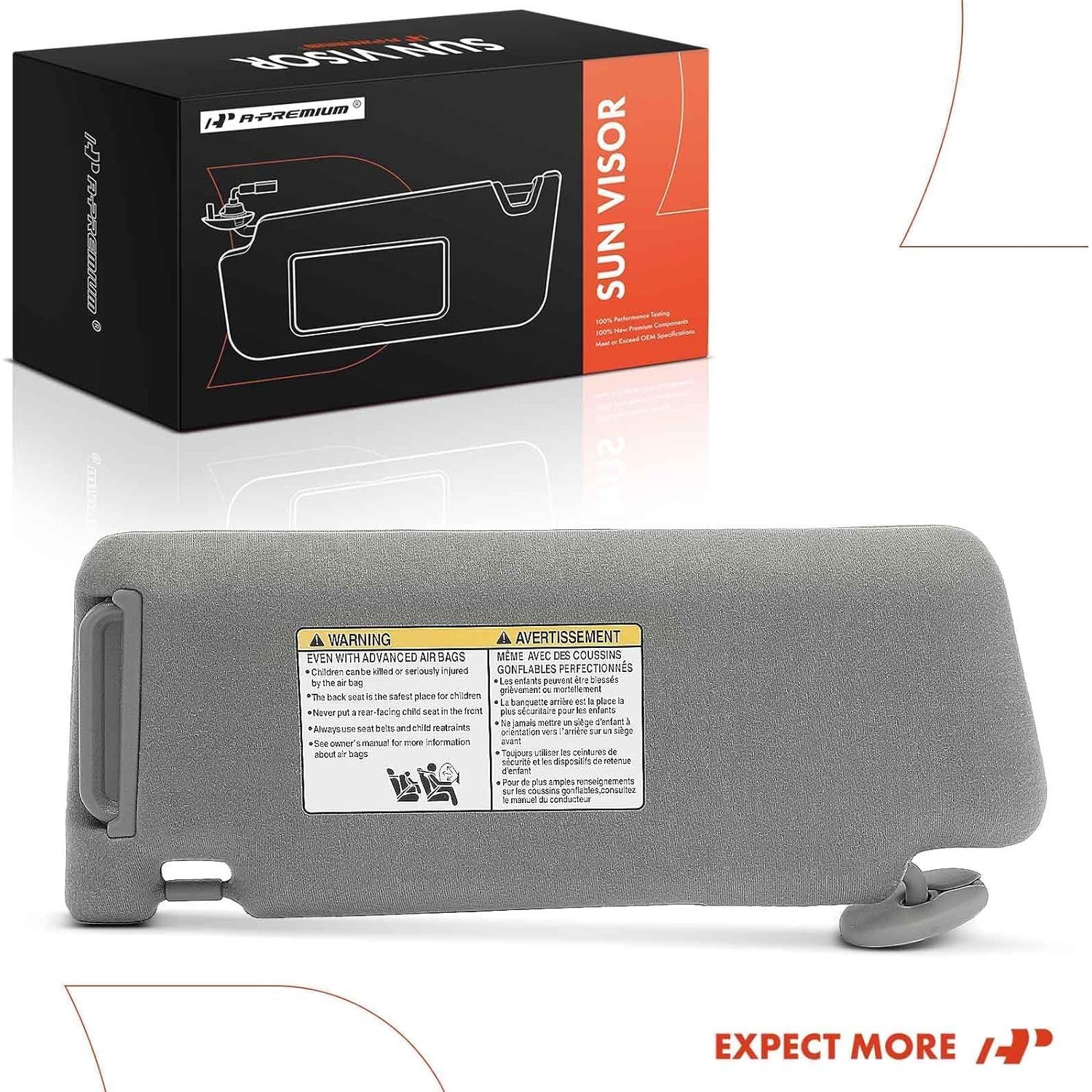 Visera de Sol Lado Derecho A-Premium para Toyota Tacoma 2005-2015