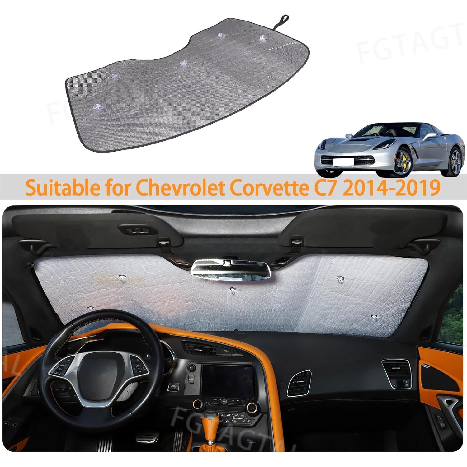 Protector Solar Parabrisas Fgtagtal Chevrolet Corvette C7 2014-2019
