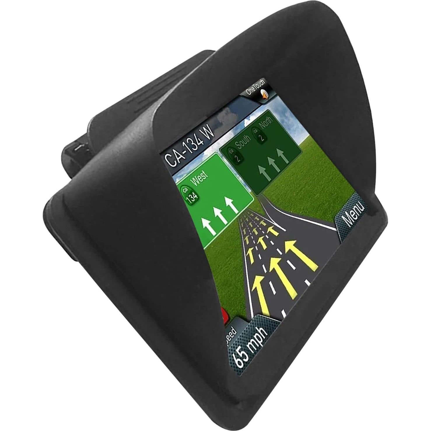 Navigation Sunshade Visor,Anti Glare Shield Navigation Sun Hood Cover Car Navigator Screen Anti Reflective Block Sunlight Block,6.85inchx4.33inchx2.17inch