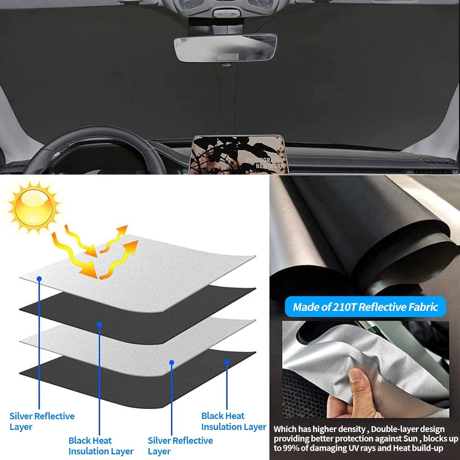 Pantalla Solar Parabrisas Moricere para Ford F150 2009-2014