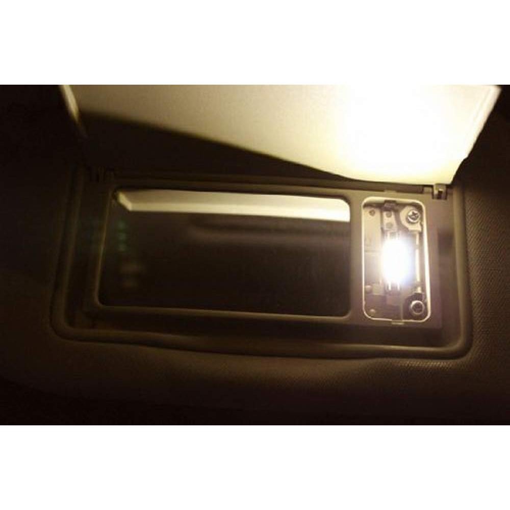 iJDMTOY 3-SMD 29mm 6614F Replacement Bulbs Compatible With Car Sun Visor Vanity Mirror Lights, Warm White