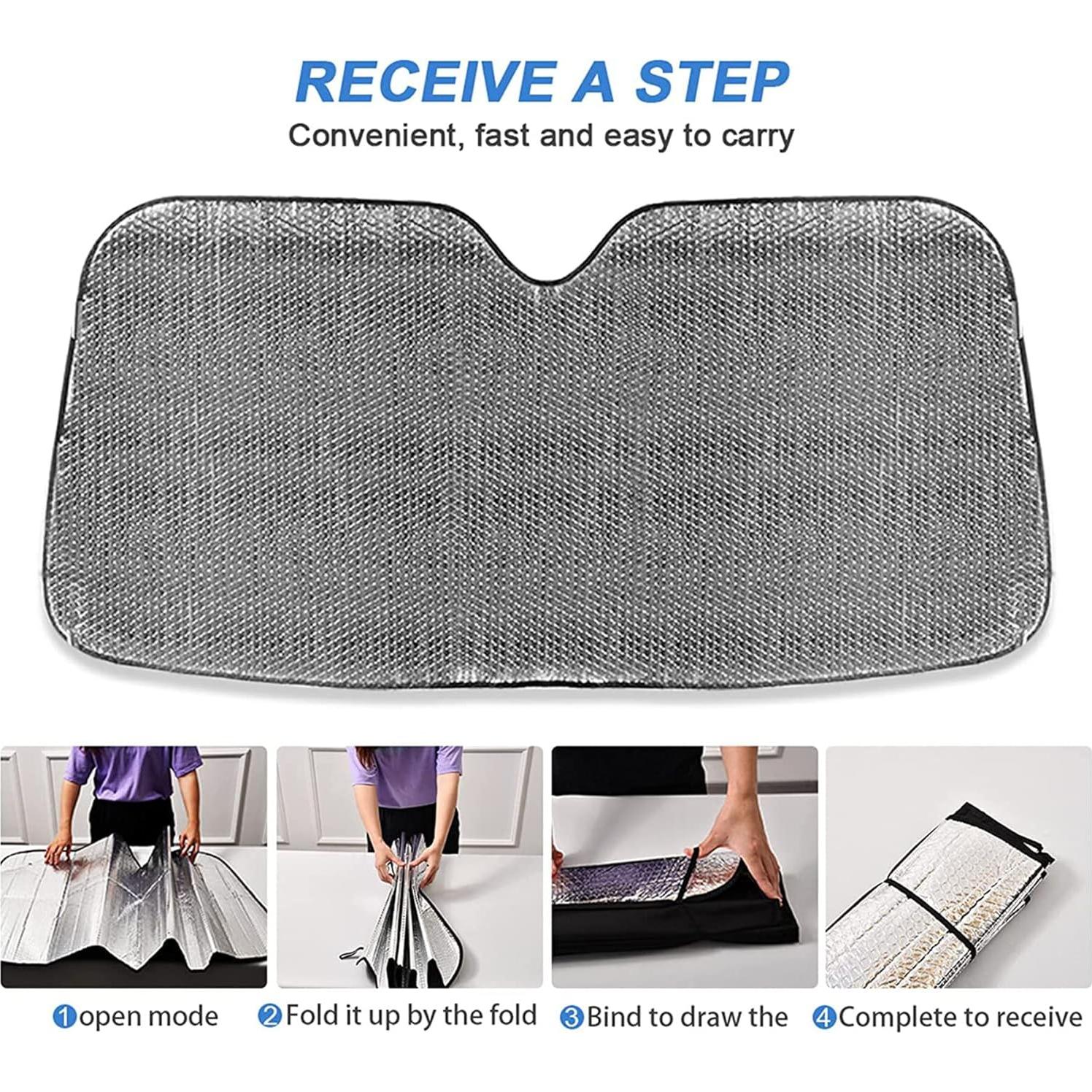 Sombra de Parabrisas ALAZA Boho 140x70 cm Plegable UV