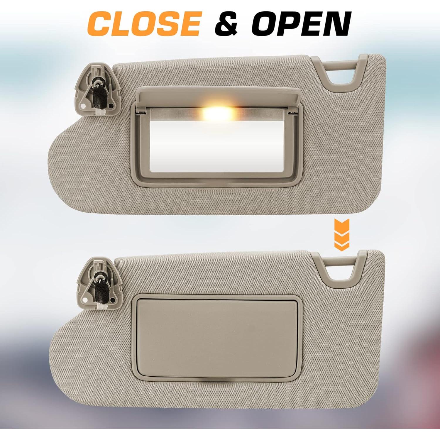 Visera Lateral Izquierda TadaMark Beige para Nissan Altima 2013-2018