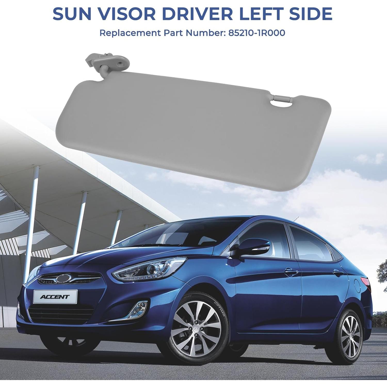 Visera Solar Izquierda Atesilor 85210-1R000 para Hyundai Accent 2011-2015