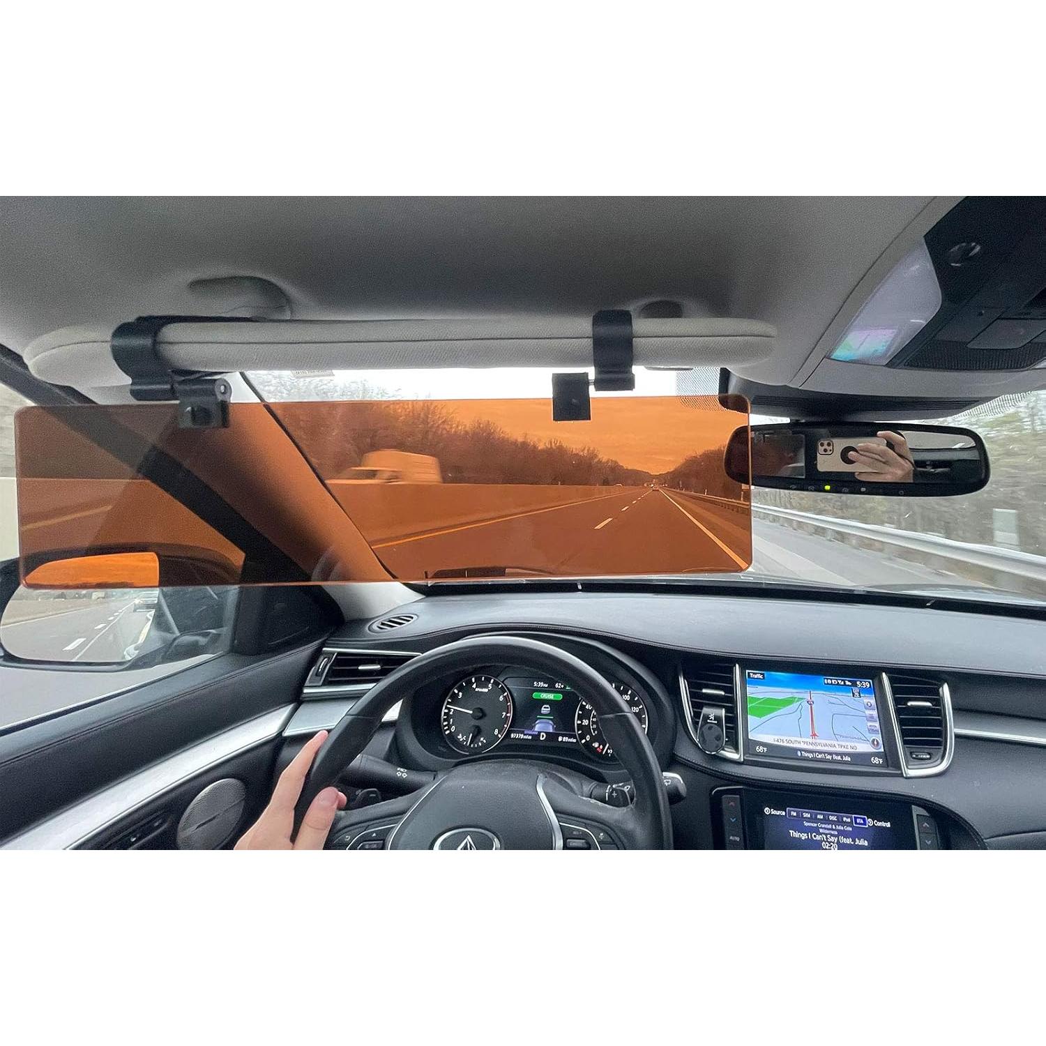 Extensor de Visera Polarizado Glare Guard 35.56x8.26cm UV