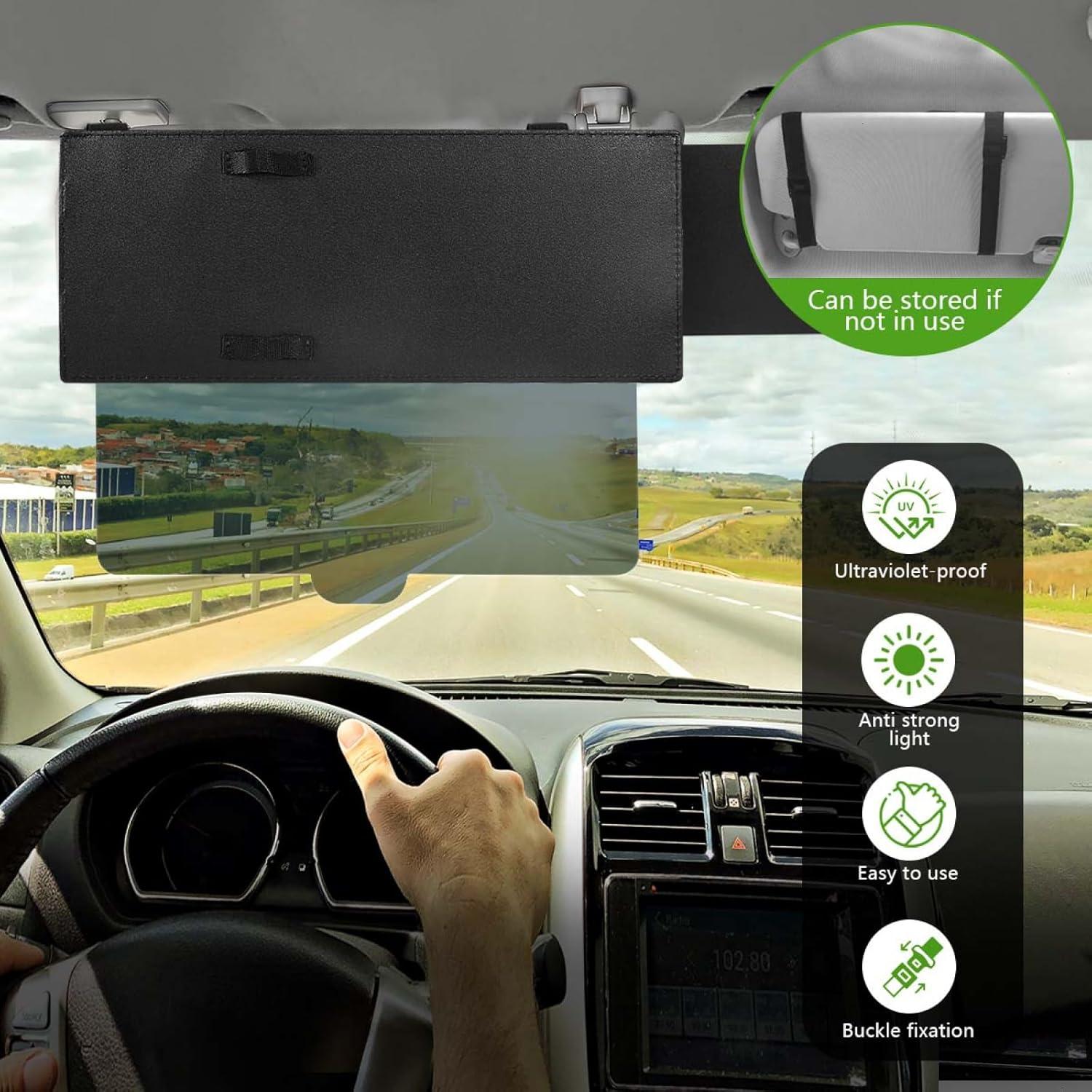 Extensor de Visera Solar WSSROGY Automotriz Anti Deslumbrante