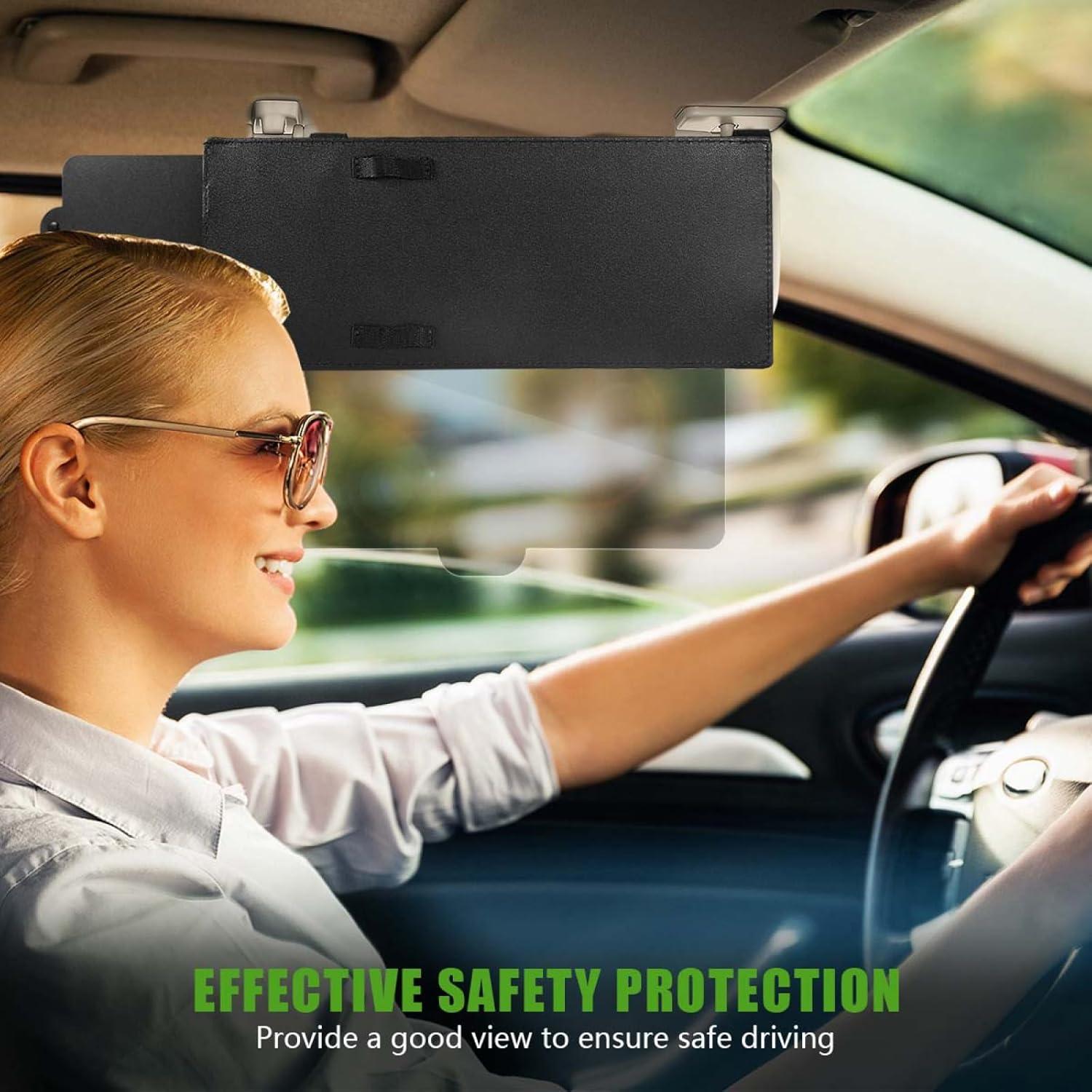 Extensor de Visera Solar WSSROGY Automotriz Anti Deslumbrante