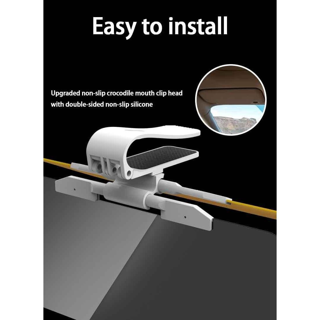 Extensor de Visera Solar Sugcars SCC2504BK1 Ajustable 360°