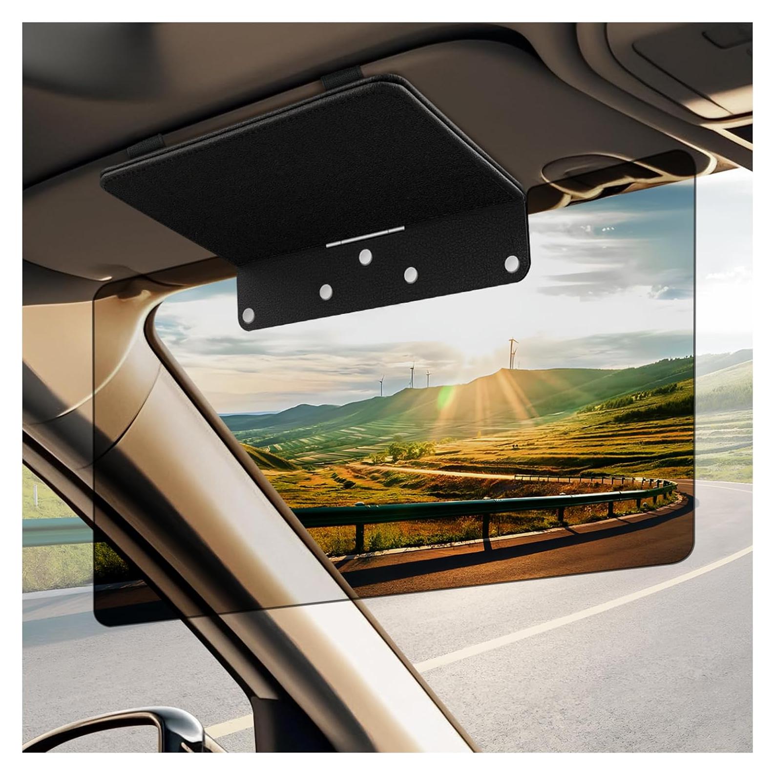 Extensor de Visera Solar ZDDGNN UV400 Ajustable Negro