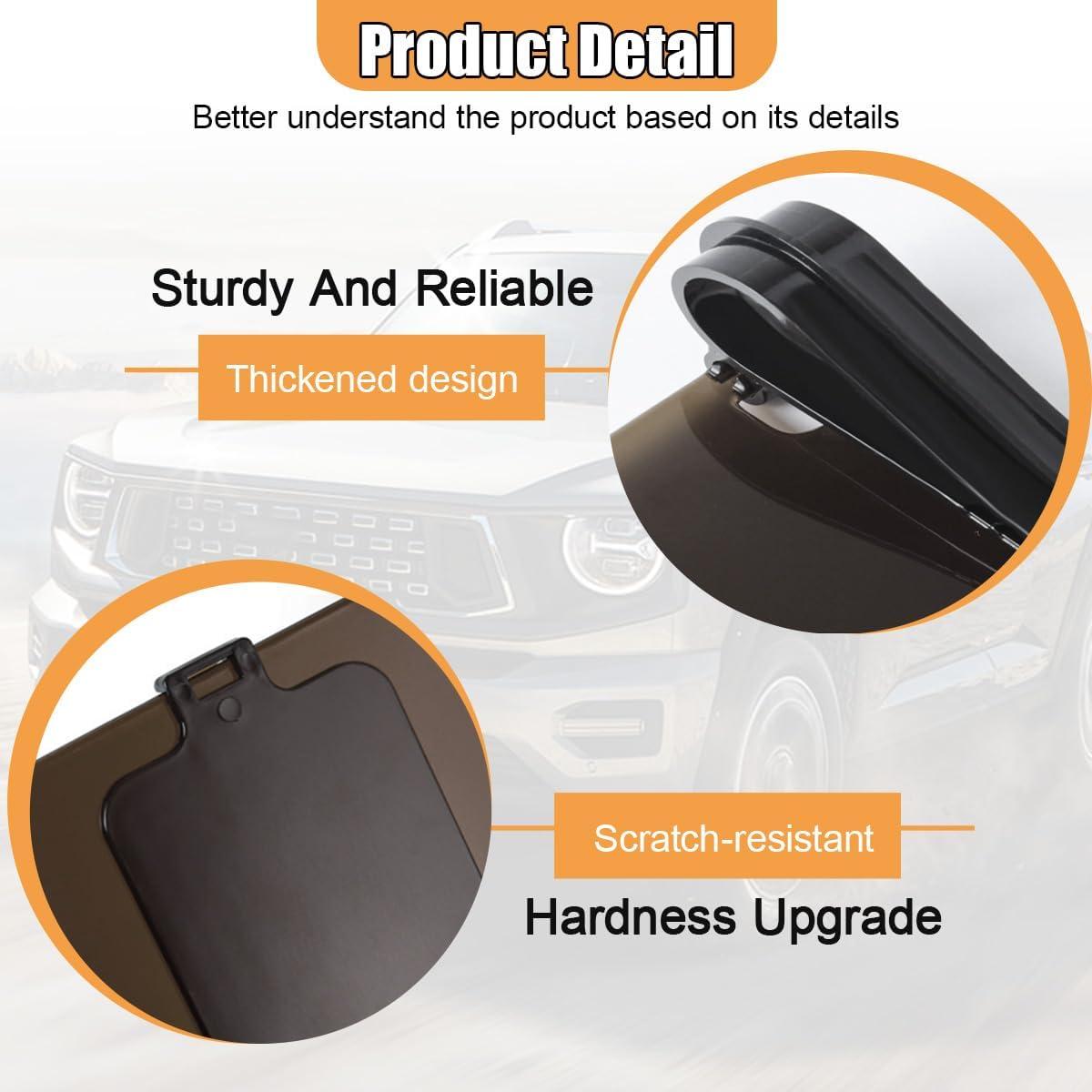 Extensor de Visera Solar GAOLAOSY 29.2x9.3cm 2PCS Polarizado