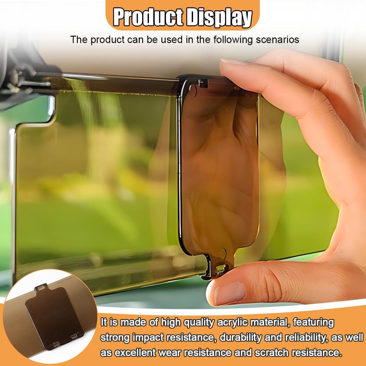 Extensor de Visera Solar GAOLAOSY 29.2x9.3cm 2PCS Polarizado