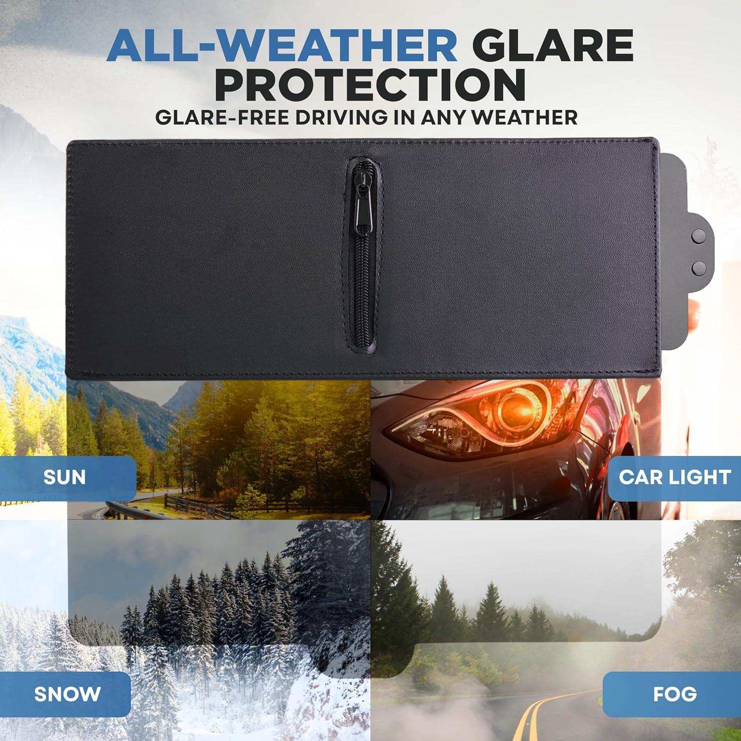 Extensor de Visera Solar Roadvance - Ajuste Universal para Automóvil