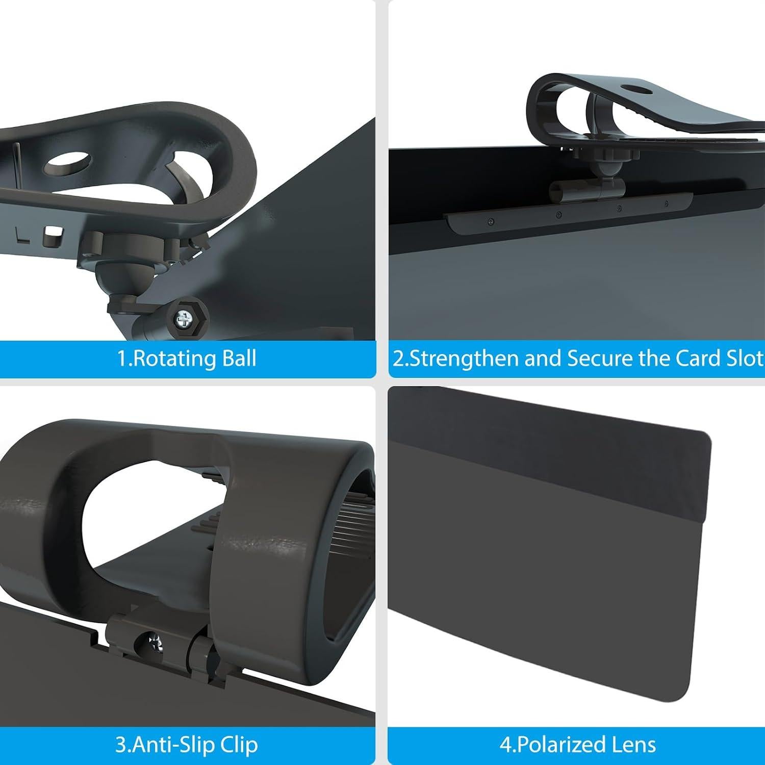 Extensor de Visera Solar DoouBao Lateral UV400 Antirreflejo