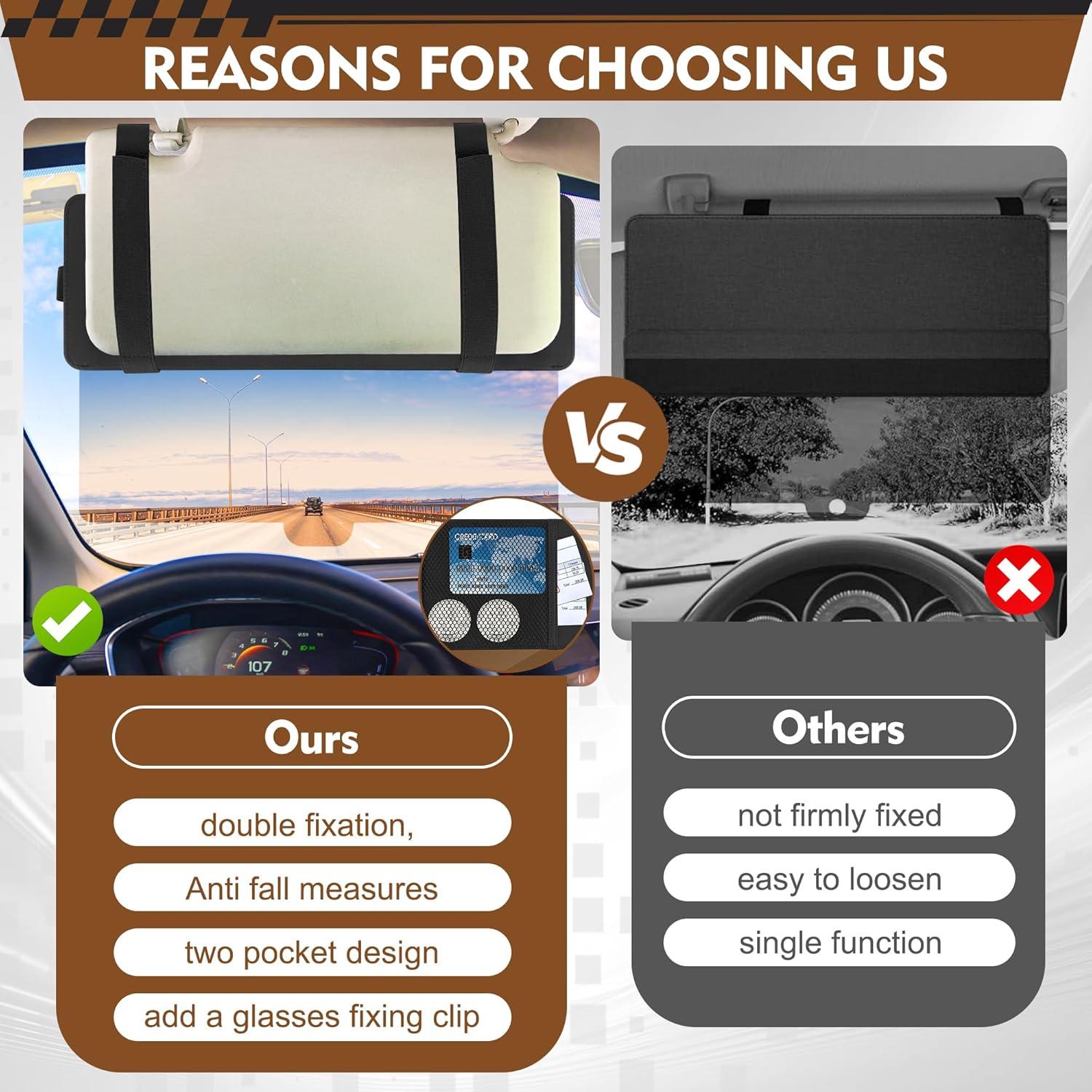 Extensor de Visera Solar Polarizado Windspeed con Soporte para Gafas