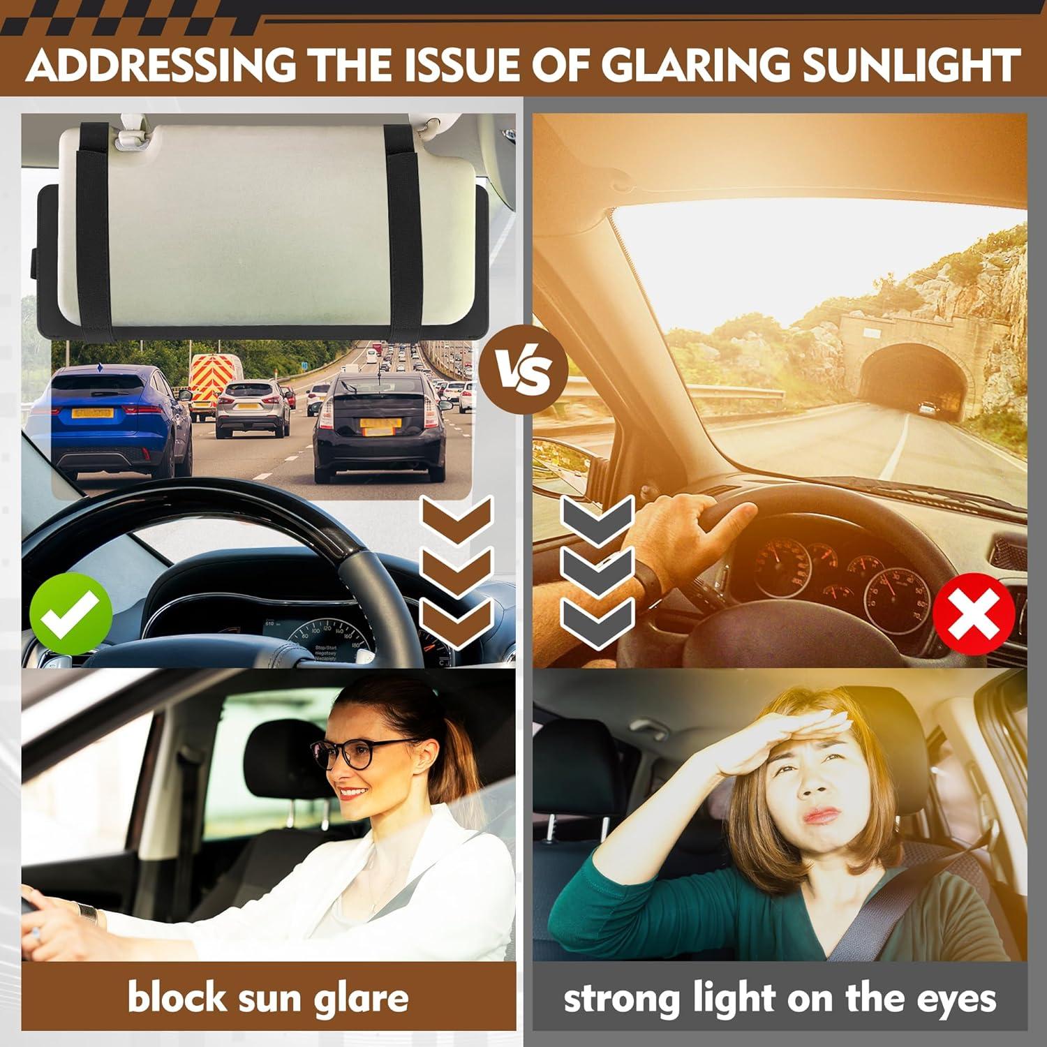 Extensor de Visera Solar Polarizado Windspeed con Soporte para Gafas