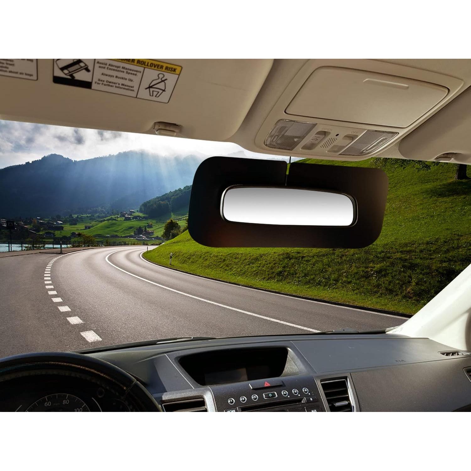 Visor Solar TuckVisor para Espejo Retrovisor Universal 25.4x12.7cm