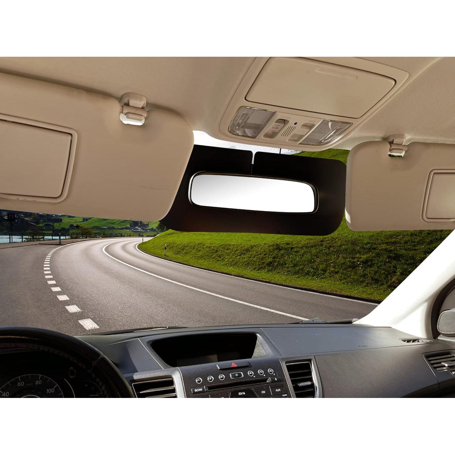 Visor Solar TuckVisor para Espejo Retrovisor Universal 25.4x12.7cm