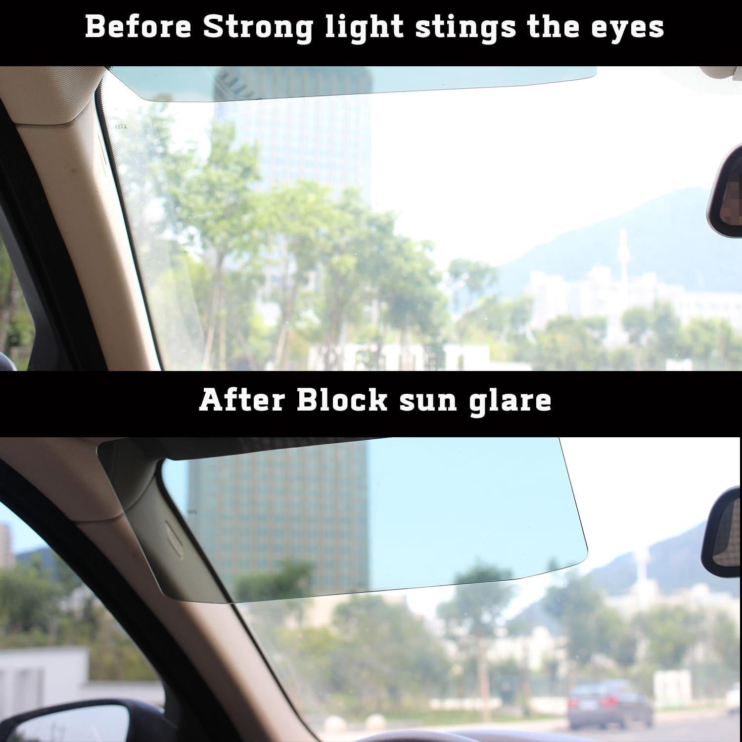 Visera Solar Polarizada GJYiauo Ajustable 32x14.5cm UV