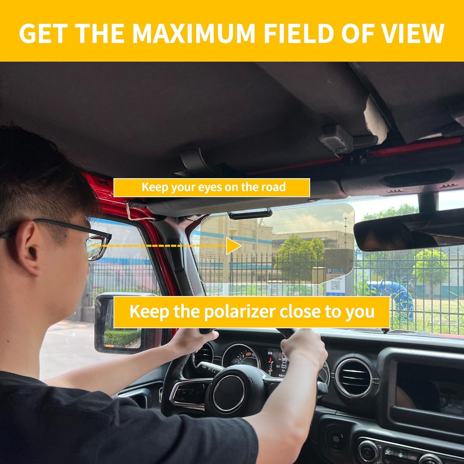 Extensor de Visera Solar RERPRO Jeep Wrangler JL 4XE 2018-2025