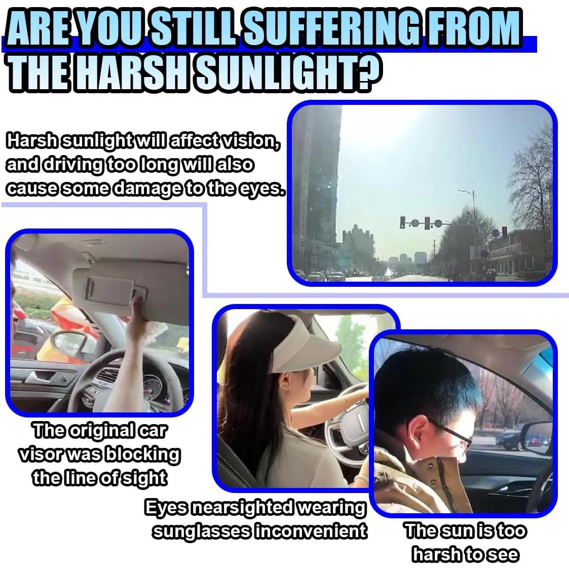 Extensor de Visera de Coche DUSCOKE Polarizado 2PCS