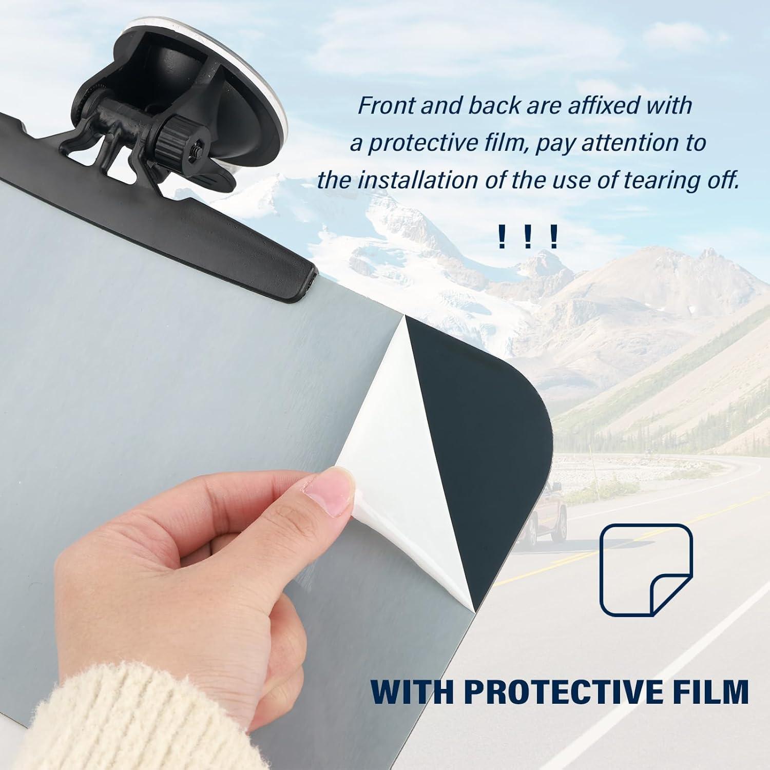 Extensor de Visera Solar Figpade Ajustable 180° para Coche