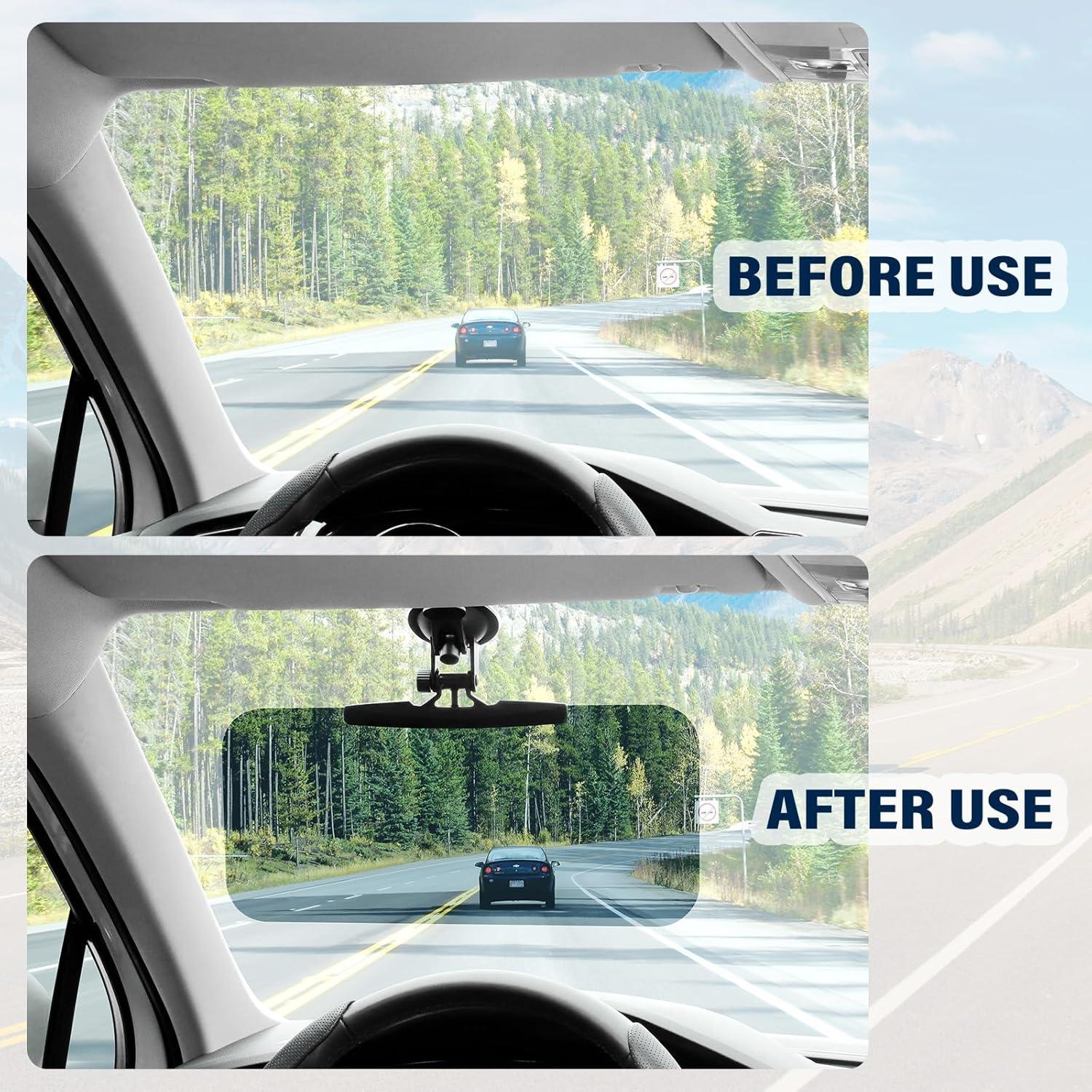 Extensor de Visera Solar Figpade Ajustable 180° para Coche