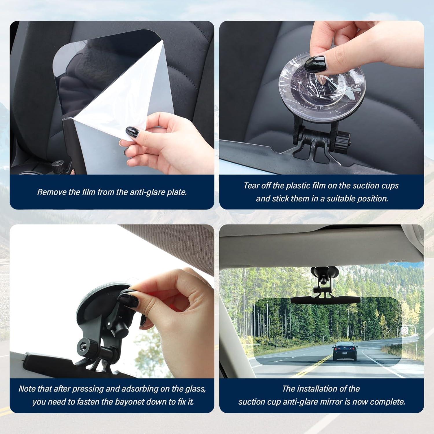 Extensor de Visera Solar Figpade Ajustable 180° para Coche