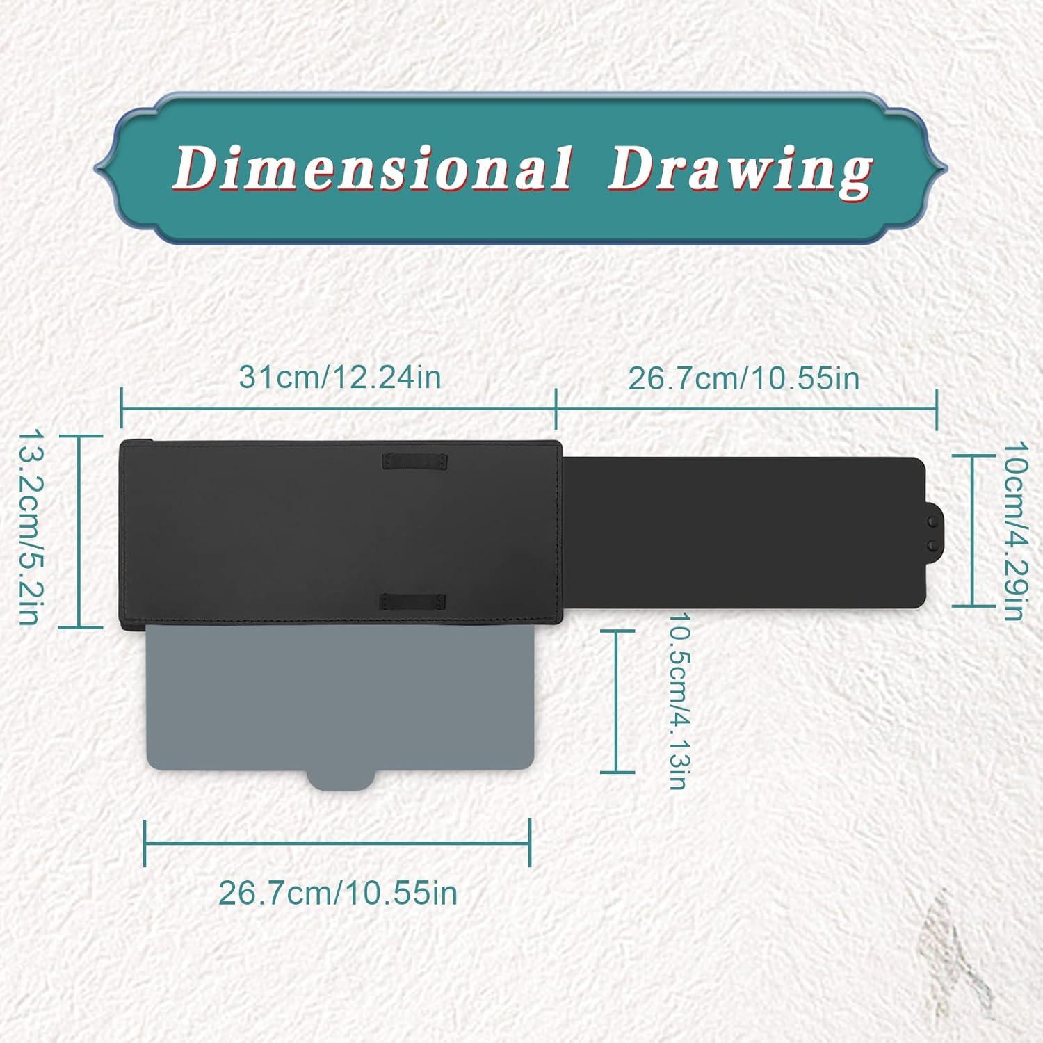 Extensor de Visera Solar Stymart Negro Antirreflejo para Coche