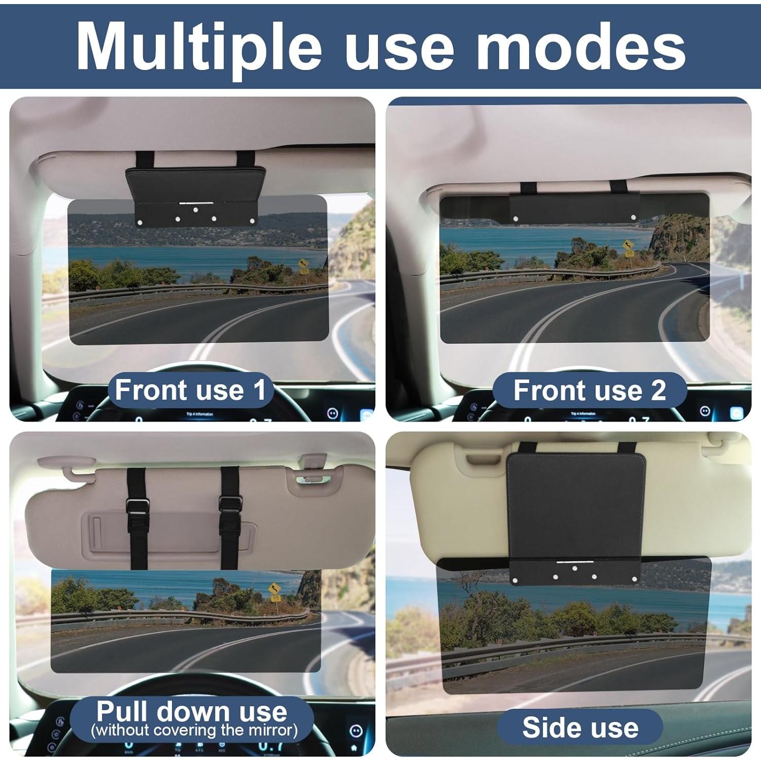 Extensor de Visera Solar NAZZO Negro Antideslumbrante UV 24cm