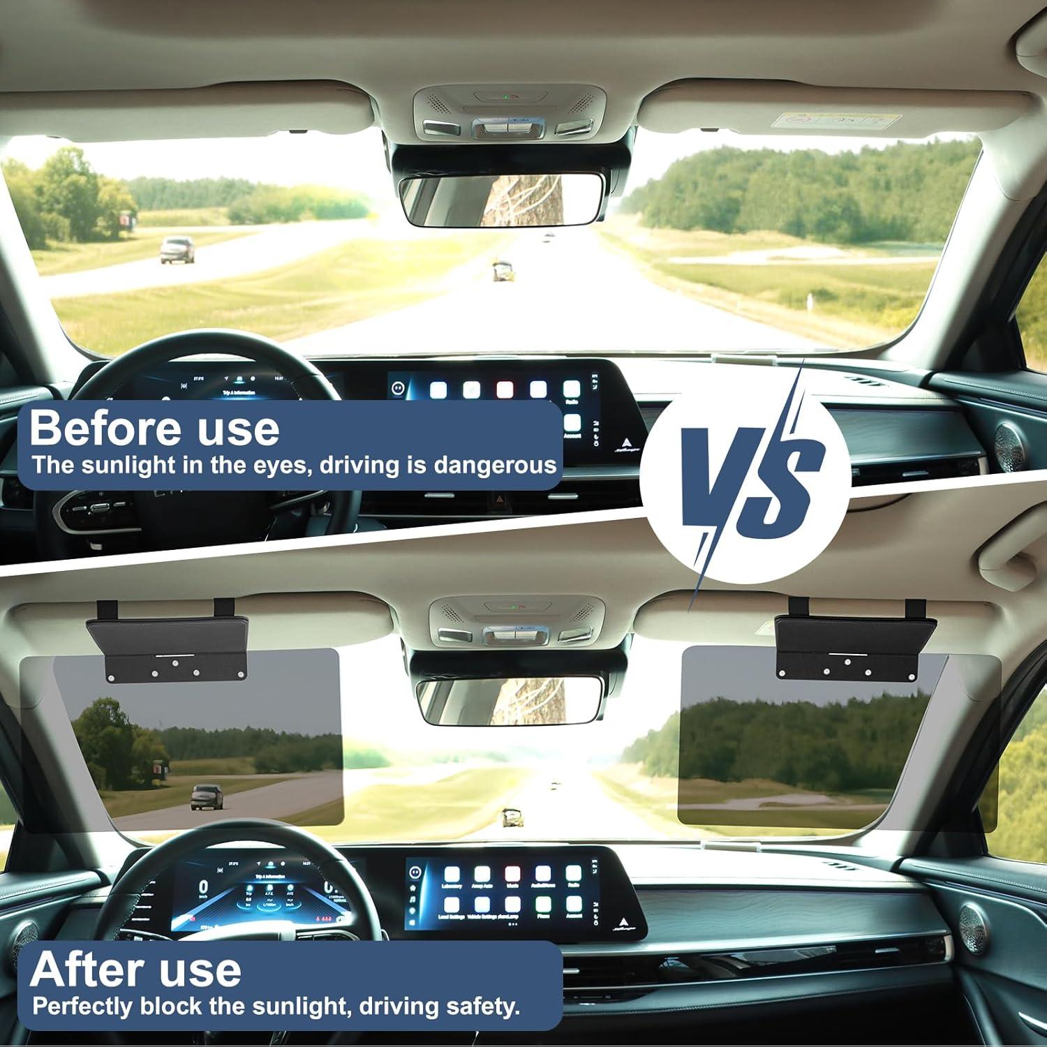 Extensor de Visera Solar NAZZO Negro Antideslumbrante UV 24cm