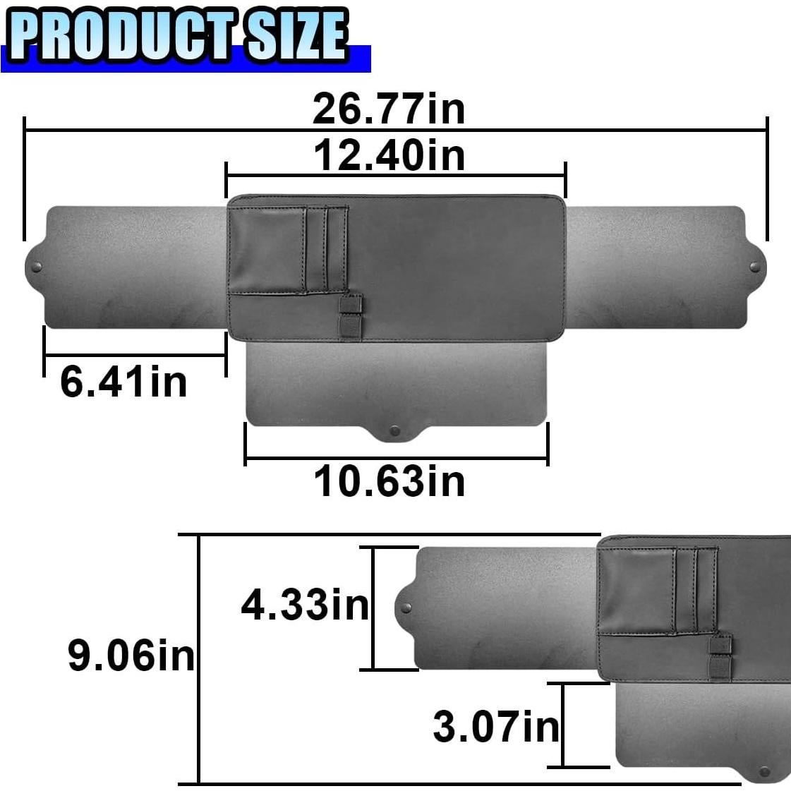 Extensor de Visera Solar DUSCOKE - Antideslumbrante 68x23cm