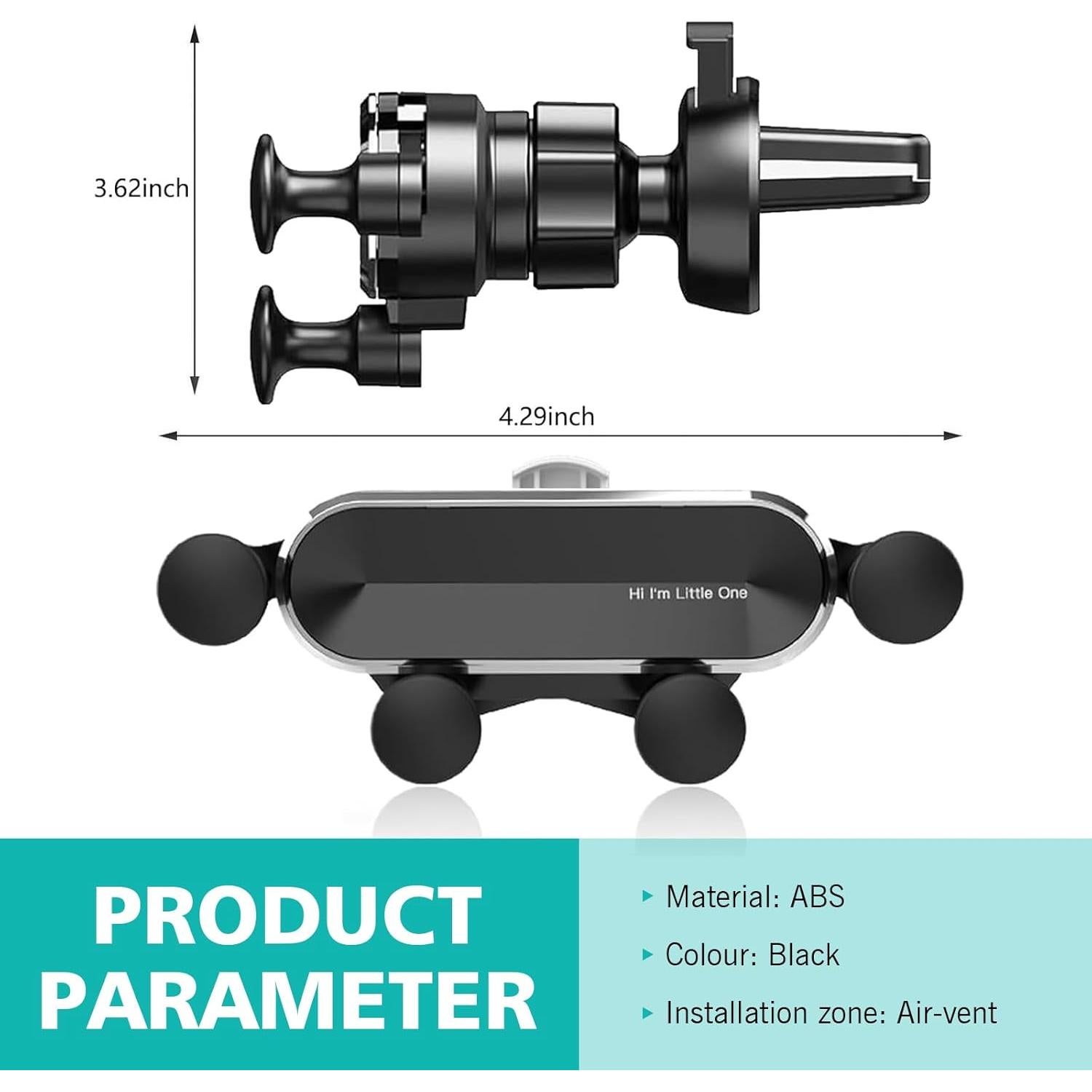 Soporte para Teléfono en Ventilación de Auto Dogary Universal