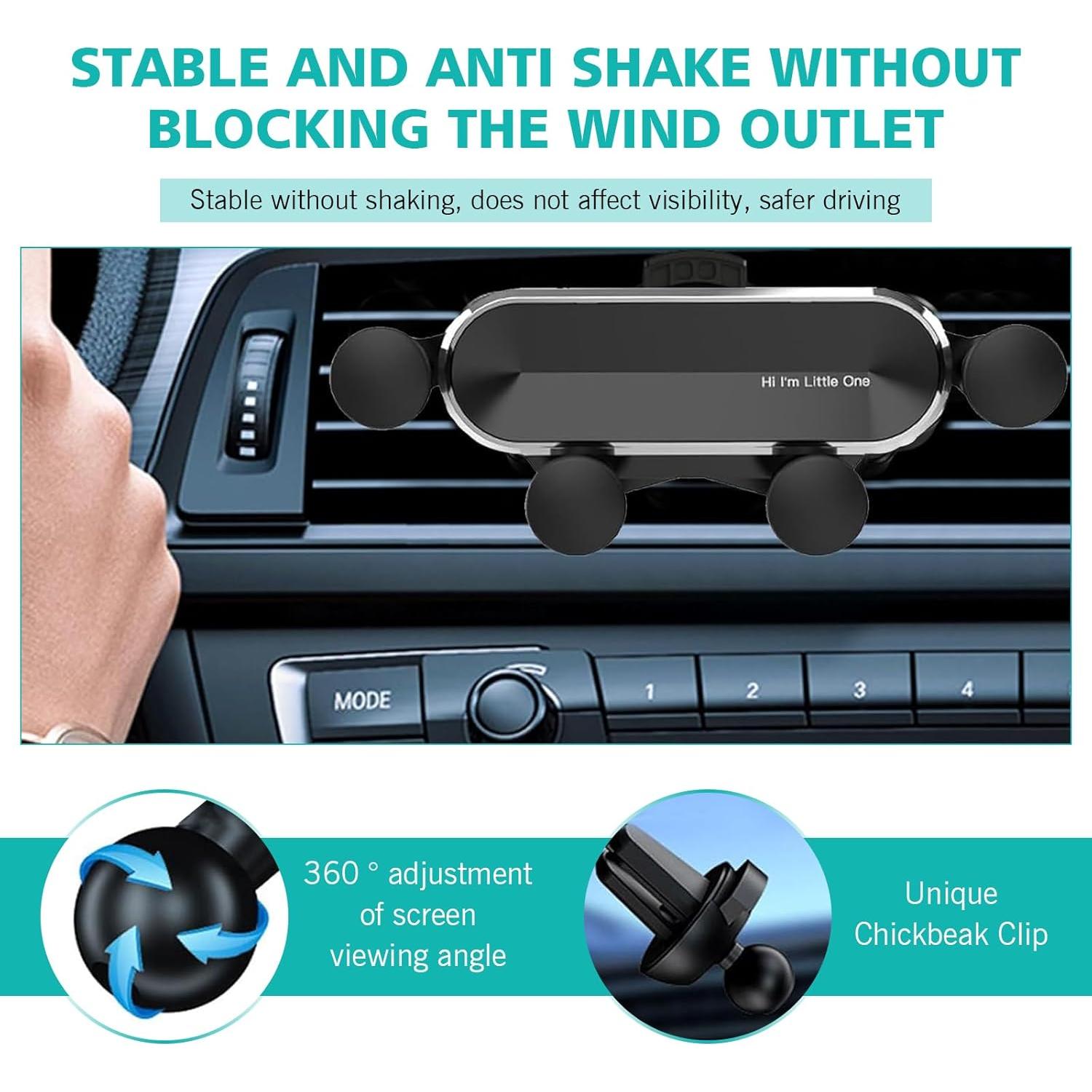 Soporte para Teléfono en Ventilación de Auto Dogary Universal