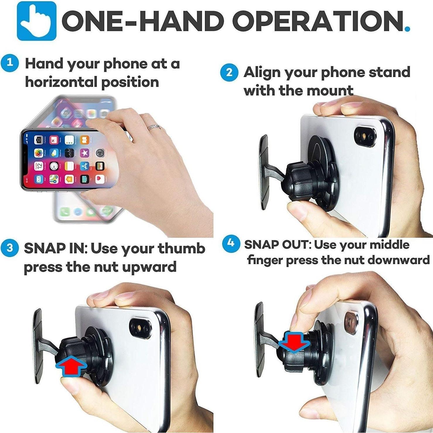 Soporte para Teléfono de Coche LoyaForba CarMount1030 360° Ajustable