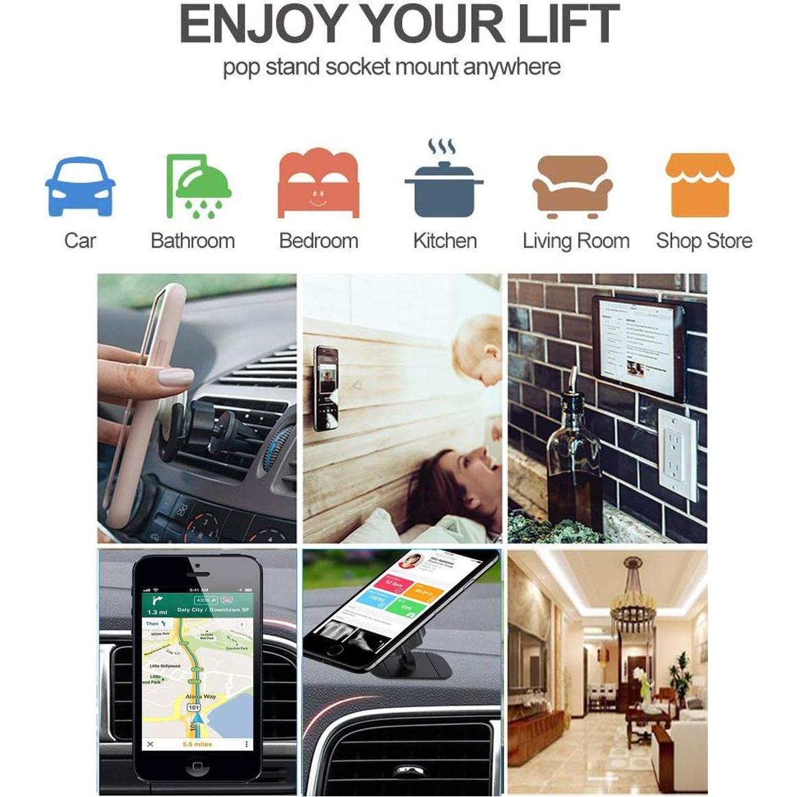 Soporte para Teléfono de Coche LoyaForba CarMount1030 360° Ajustable