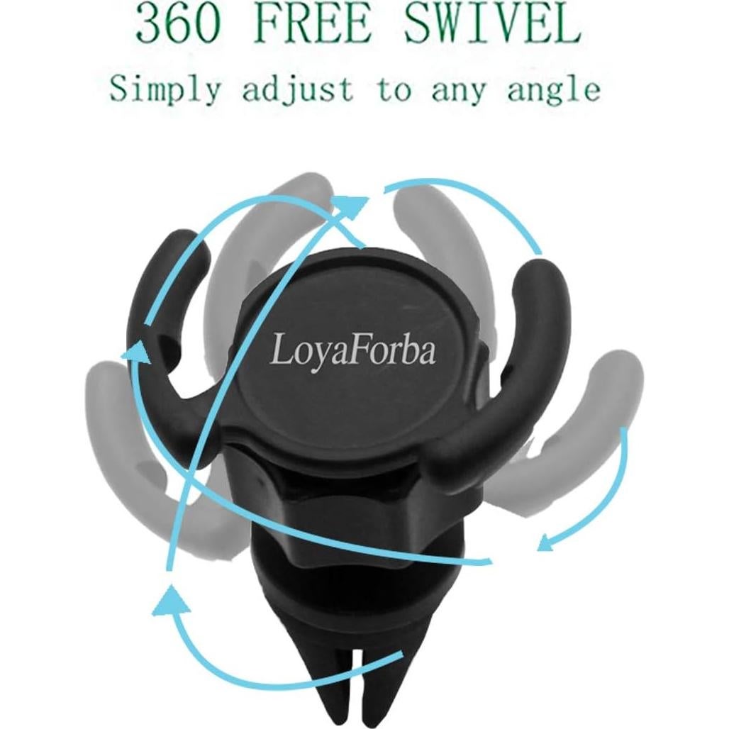 Soporte para Teléfono de Coche LoyaForba CarMount1030 360° Ajustable