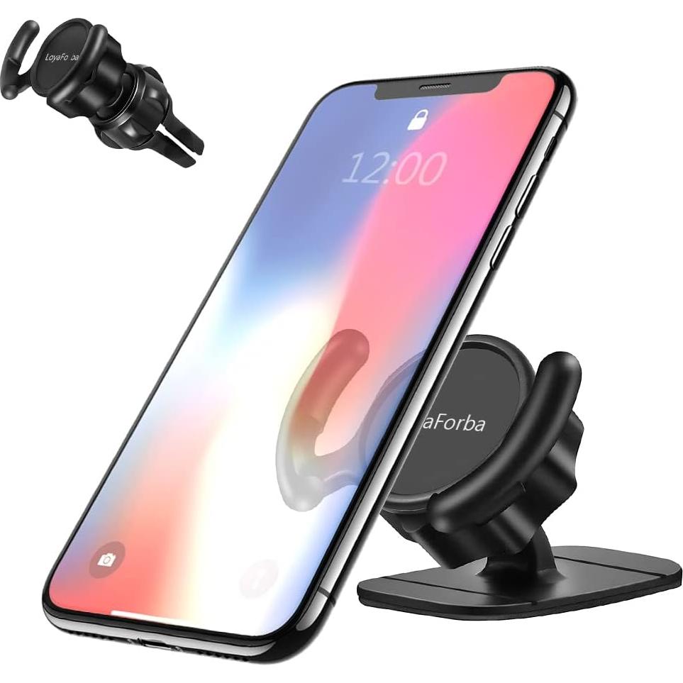 Soporte para Teléfono de Coche LoyaForba CarMount1030 360° Ajustable