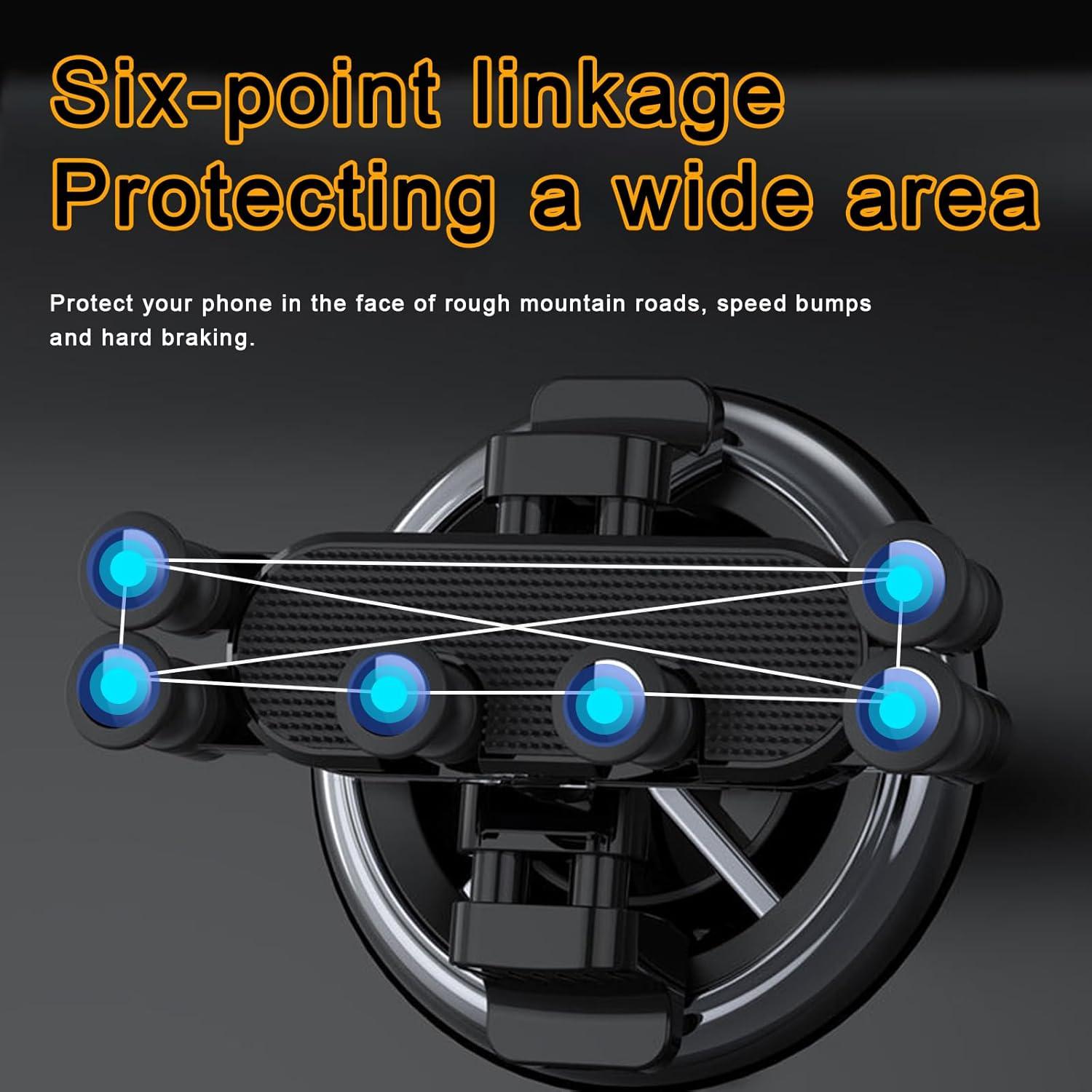 Soporte de Teléfono para Coche Sunvie Invisible Rotatable