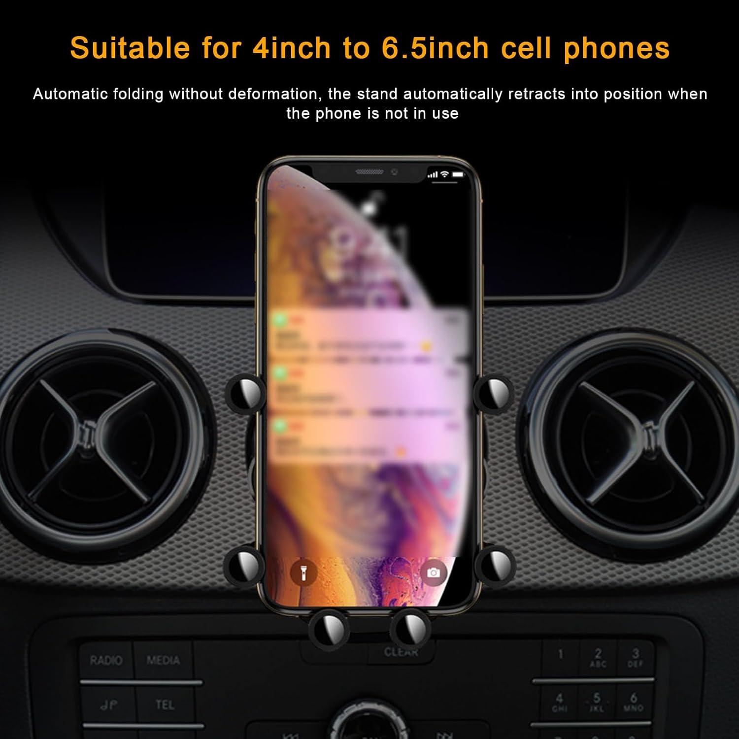 Soporte de Teléfono para Coche Sunvie Invisible Rotatable