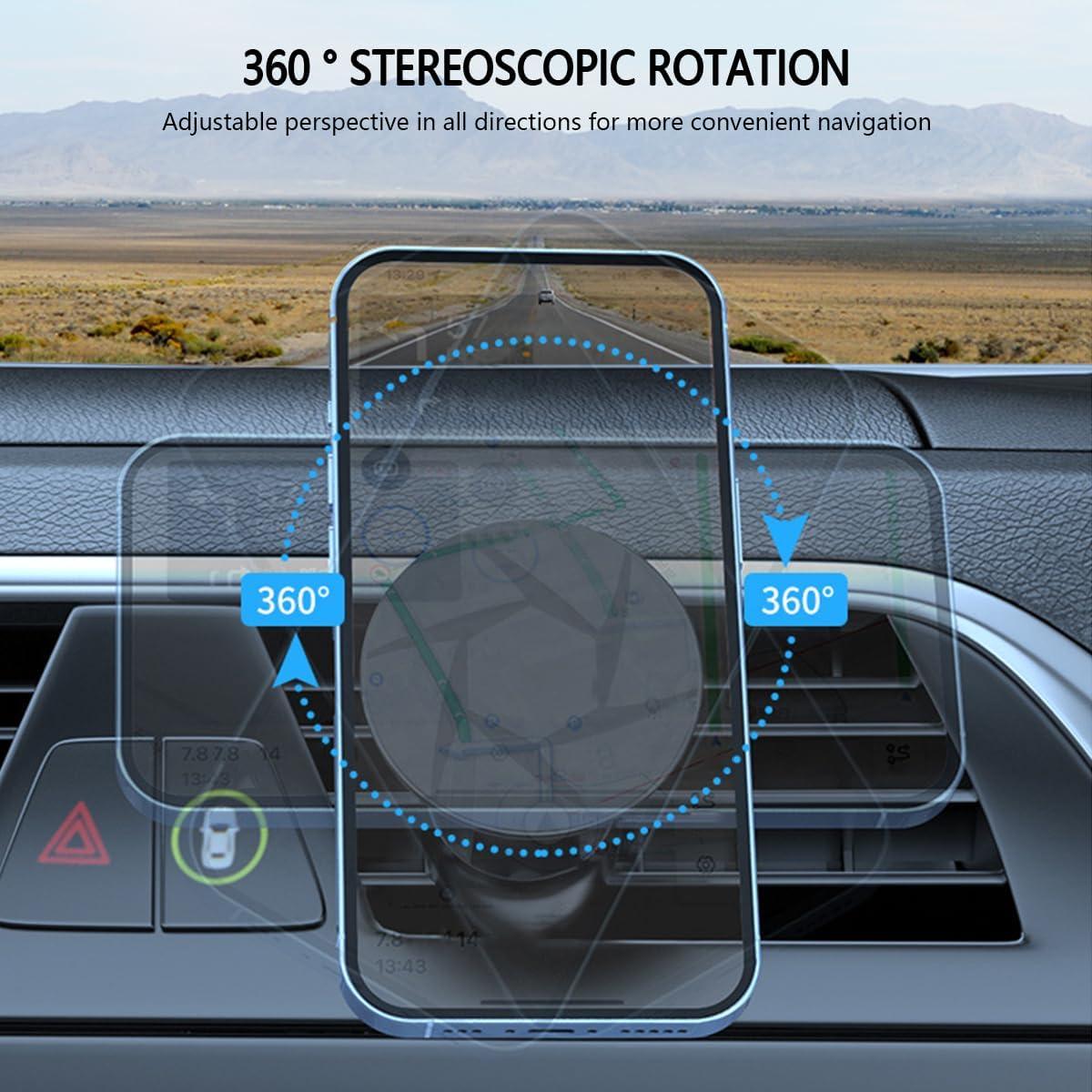 Soporte Magnético para Teléfono de Coche Mandark 360°