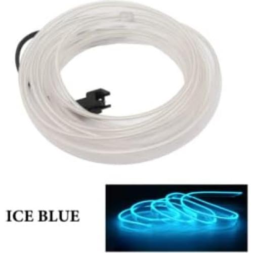 Luz de Neón EL ABALDI 5m Azul Hielo para Decoración de Coche