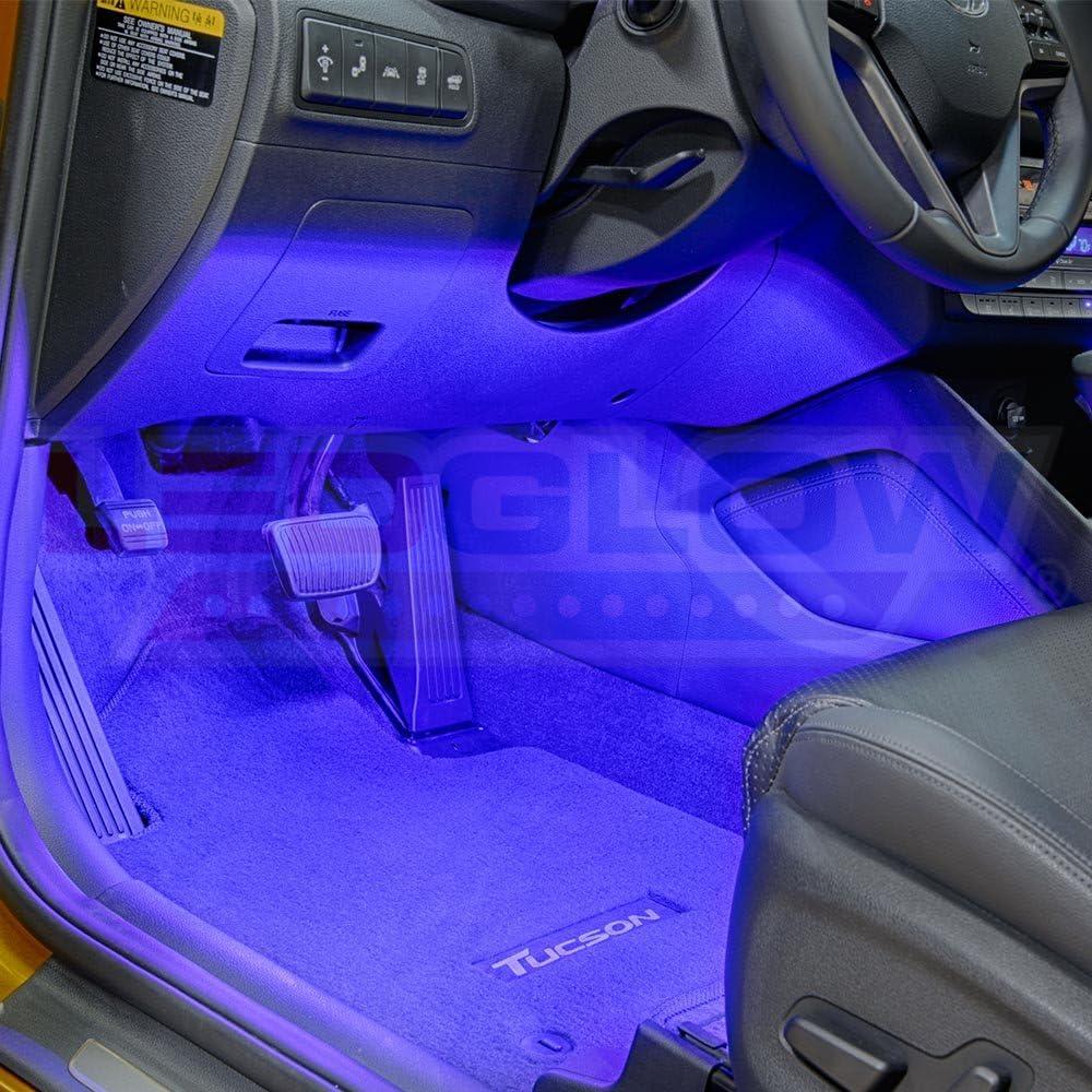 Kit de Iluminación Interior LEDGlow Azul 4 Piezas 72 LEDs SMD