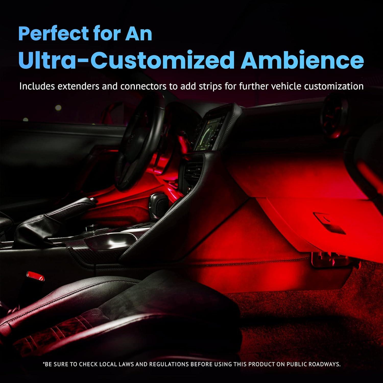 Kit de Tiras LED Ultra Livianas Alpena 30.48 cm Rojo 12V